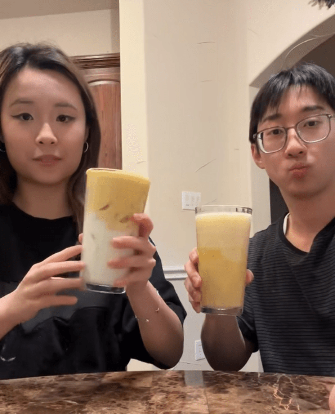 Customers trying Mango Lassi protein